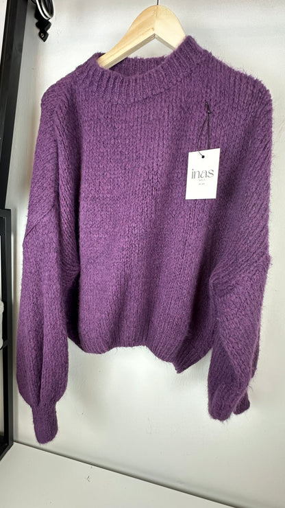 Pullover Cosy Knit Plum