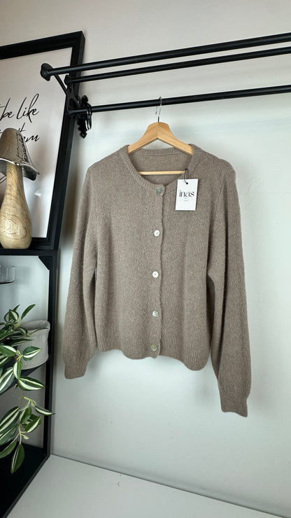 Kuscheliger Cardigan Taupe